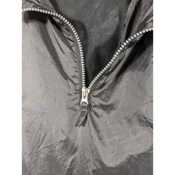 Vintage Foot Locker Front Pouch Pullover Rain Jacket Rain Windbreaker Black XXXL - Picture 5 of 6